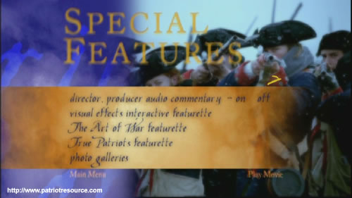 Special Features Menu